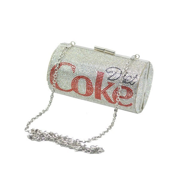 CUTE SPARKLING COCA COLA RHINESTONE BAG