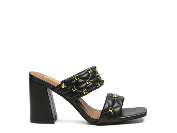 FISCHER BLOCK HEEL SANDALS