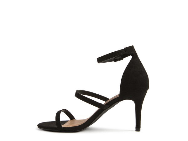 KAZAKI MID HEEL ANKLE STRAP SANDAL