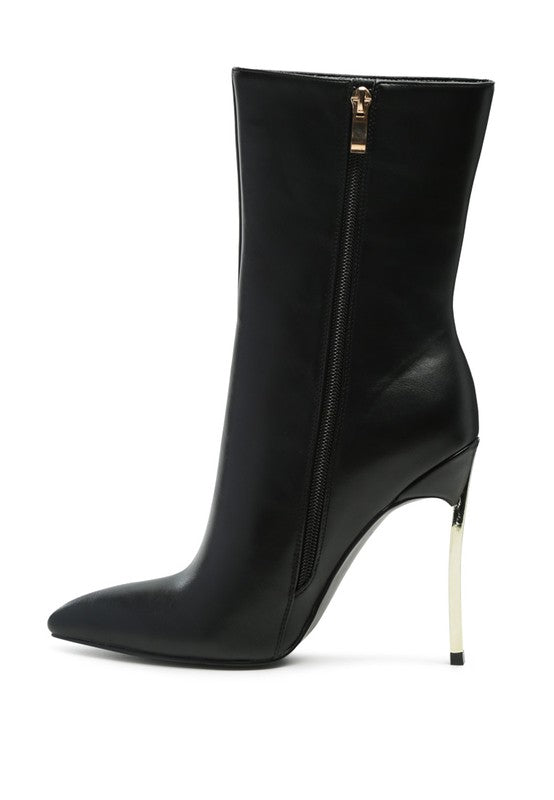 LONDON RAG OVER THE ANKLE STILETTO BOOT