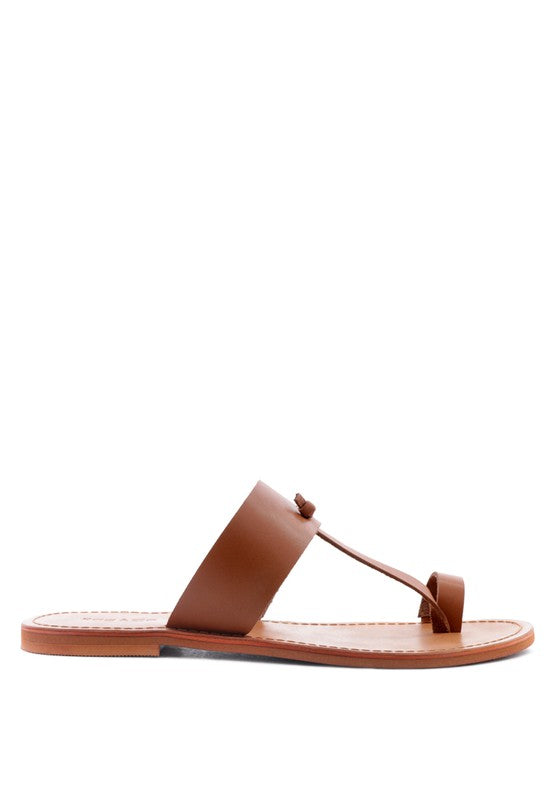 LEONA THONG FLAT SANDALS