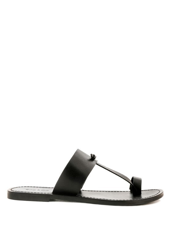 LEONA THONG FLAT SANDALS