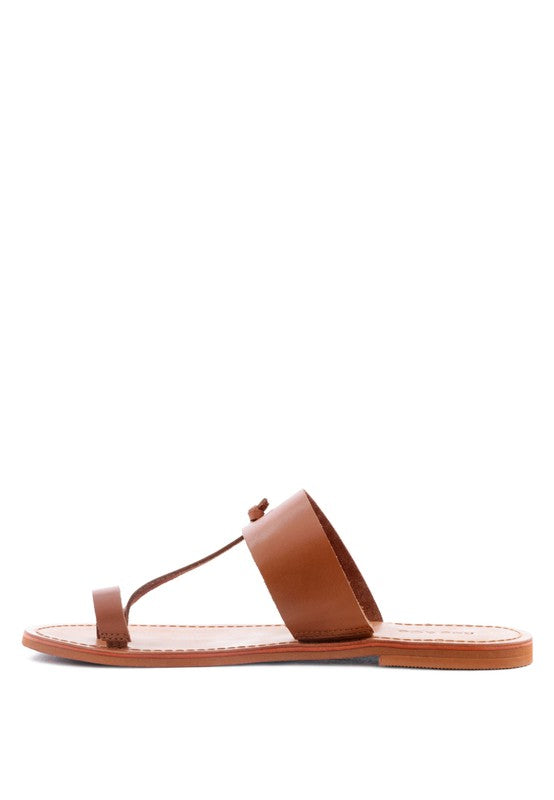 LEONA THONG FLAT SANDALS