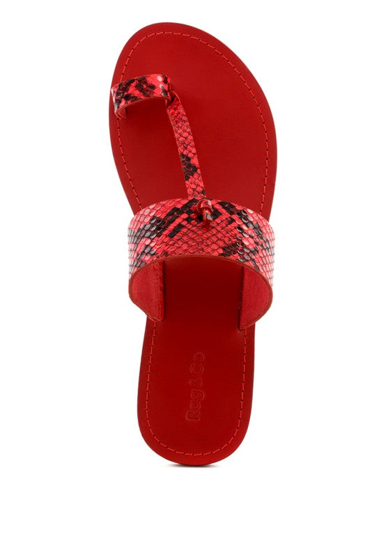 LEONA THONG FLAT SANDALS