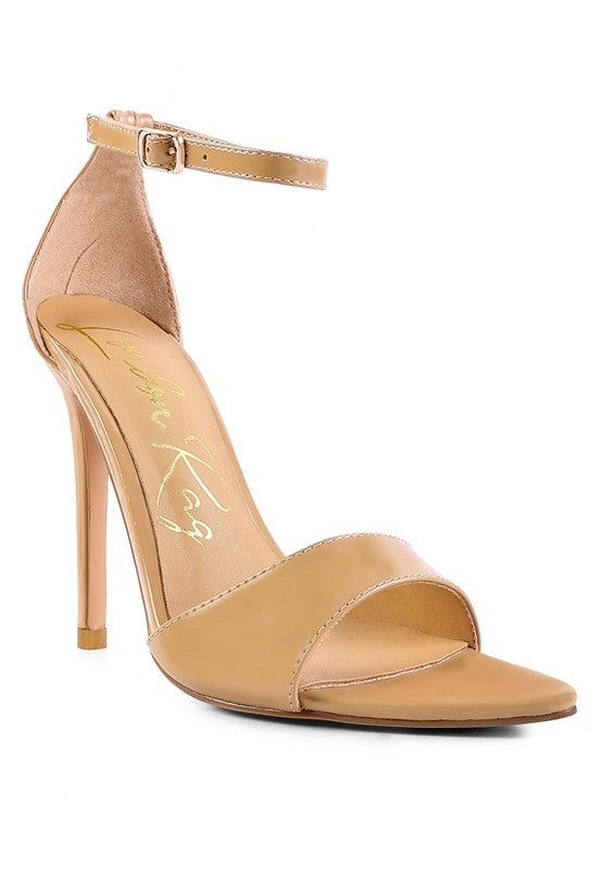 NEW FLAME ANKLE STRAP HIGH HEELED SANDALS