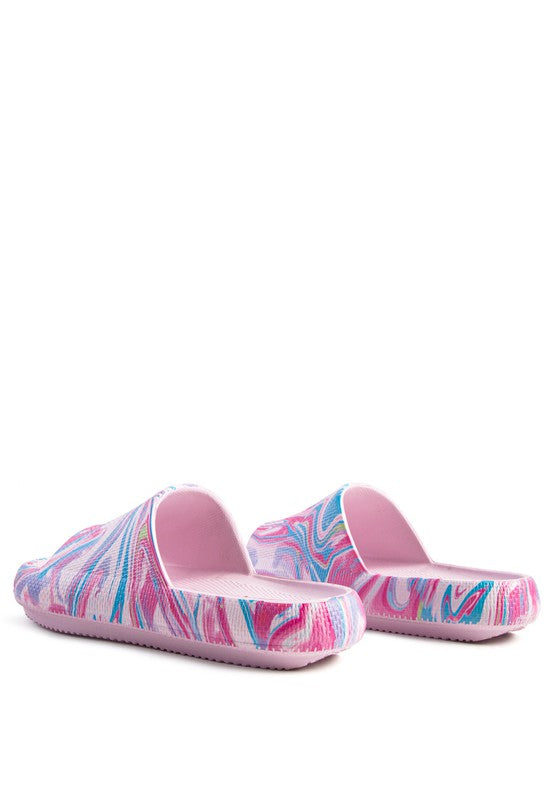 WHIRL MARBLING DIP DYE SLIDES