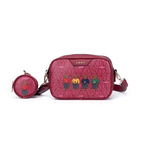 MONOGRAM CROSSBODY WITH POUCH