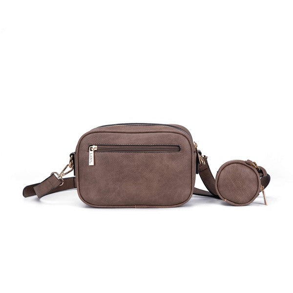 MONOGRAM CROSSBODY WITH POUCH