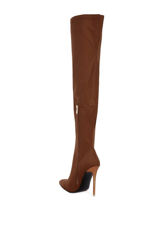 No Calm Superstretch Stiletto Long Boot