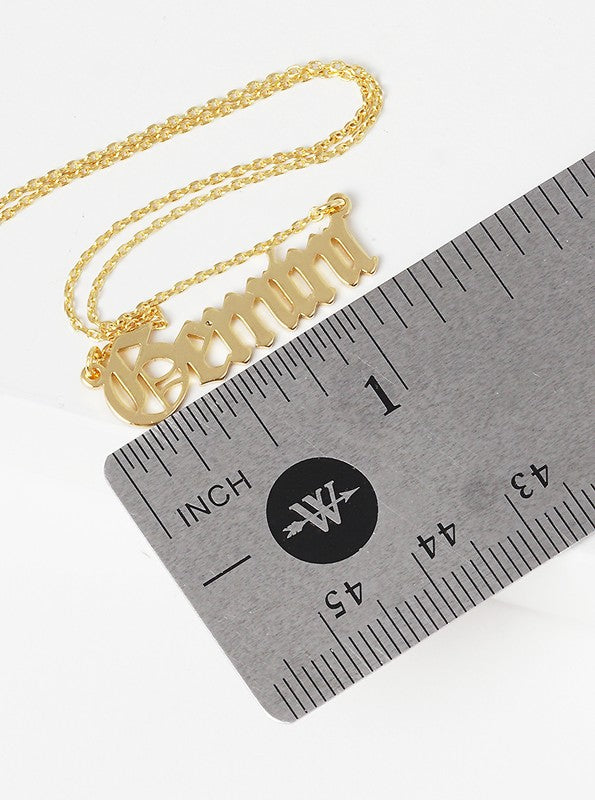 Gold-Dipped Zodiac Sign Necklace