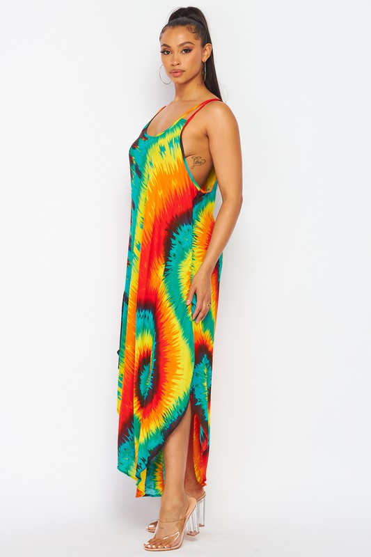 TIE DYE MAXI DRESS