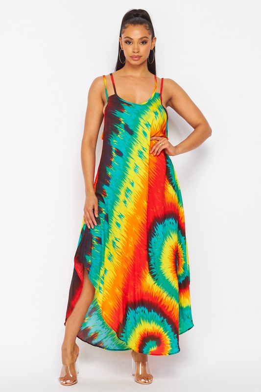 TIE DYE MAXI DRESS