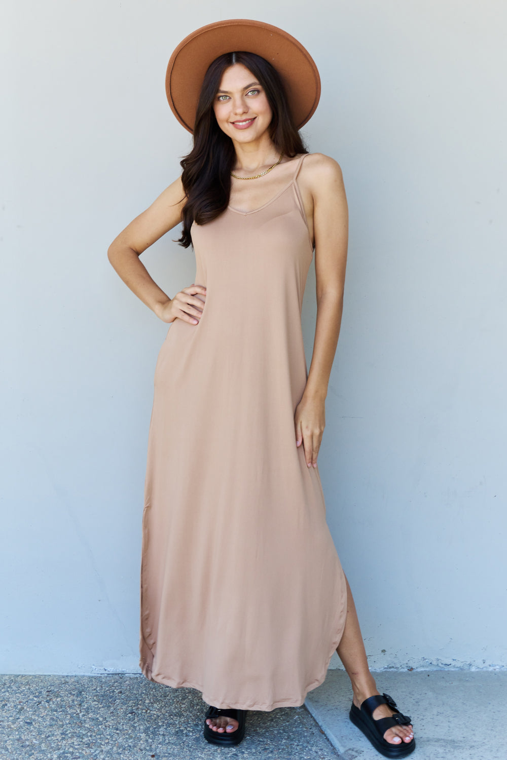 Full Size Cami Maxi Dress