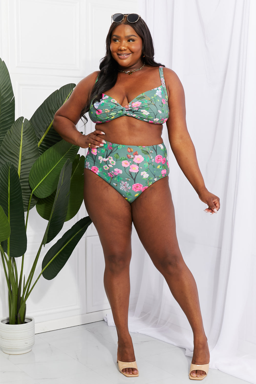 Sage Take A Dip Twist High-Rise Bikini