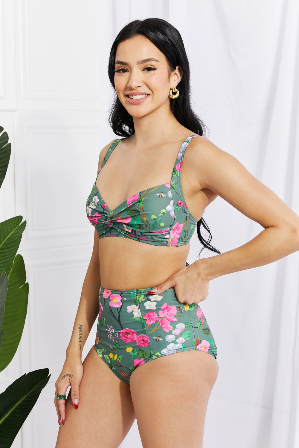 Sage Take A Dip Twist High-Rise Bikini