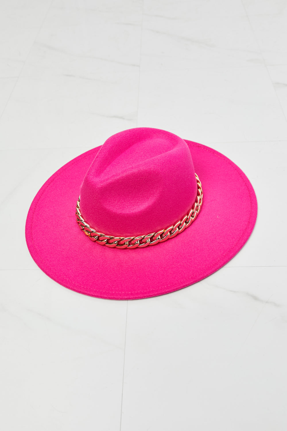 Pink Keep Your Promise Fedora Hat