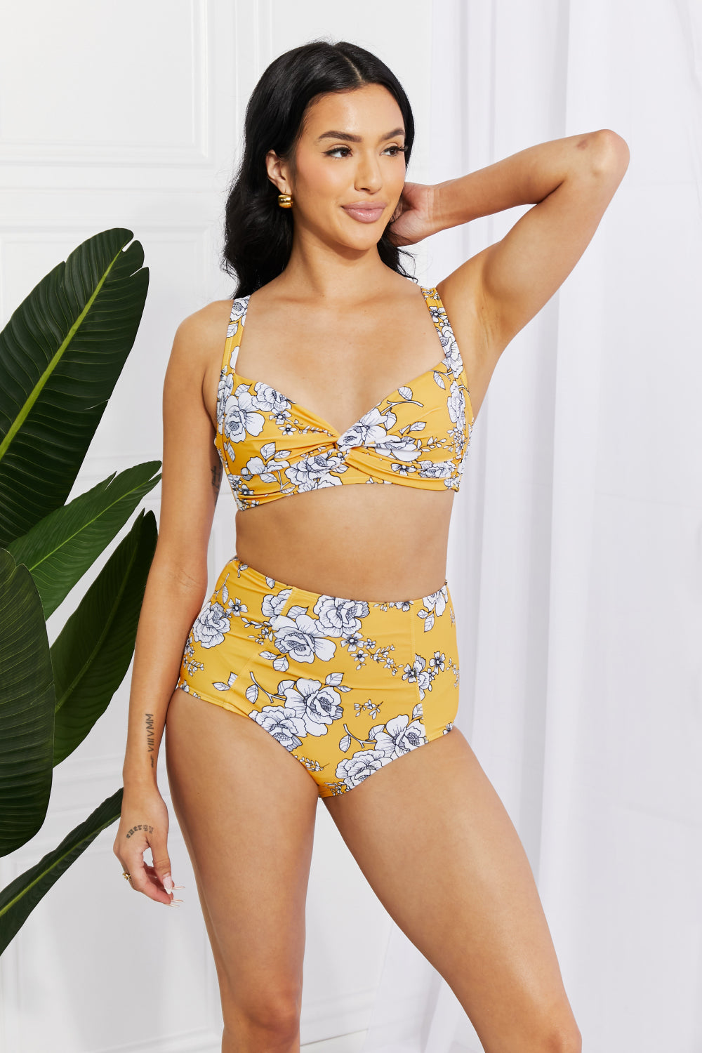 Mustard Twist High-Rise Bikini