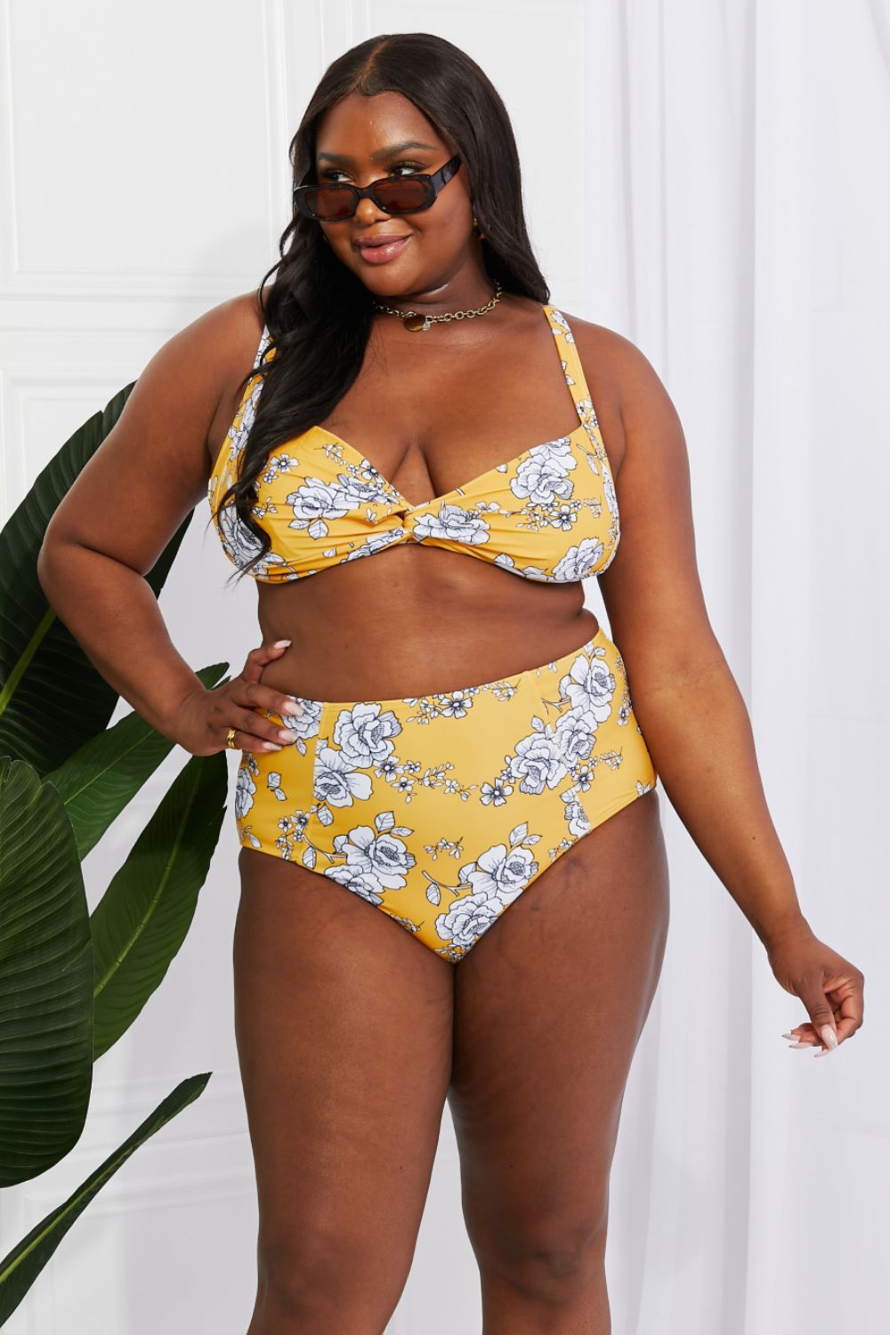 Mustard Twist High-Rise Bikini