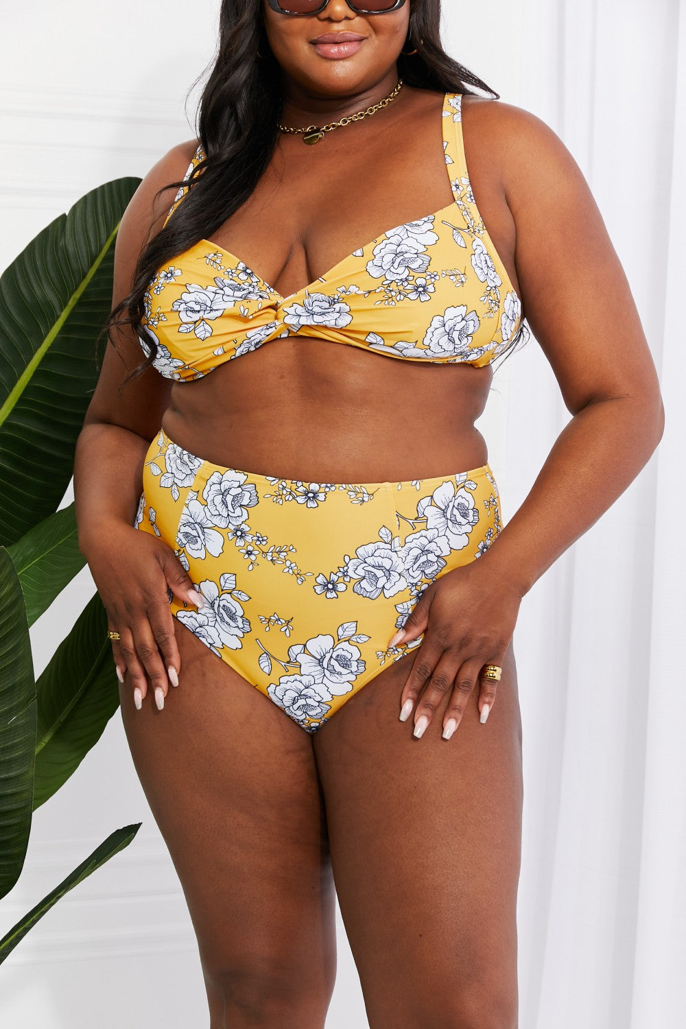 Mustard Twist High-Rise Bikini