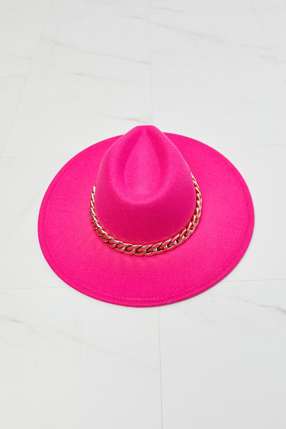 Pink Keep Your Promise Fedora Hat