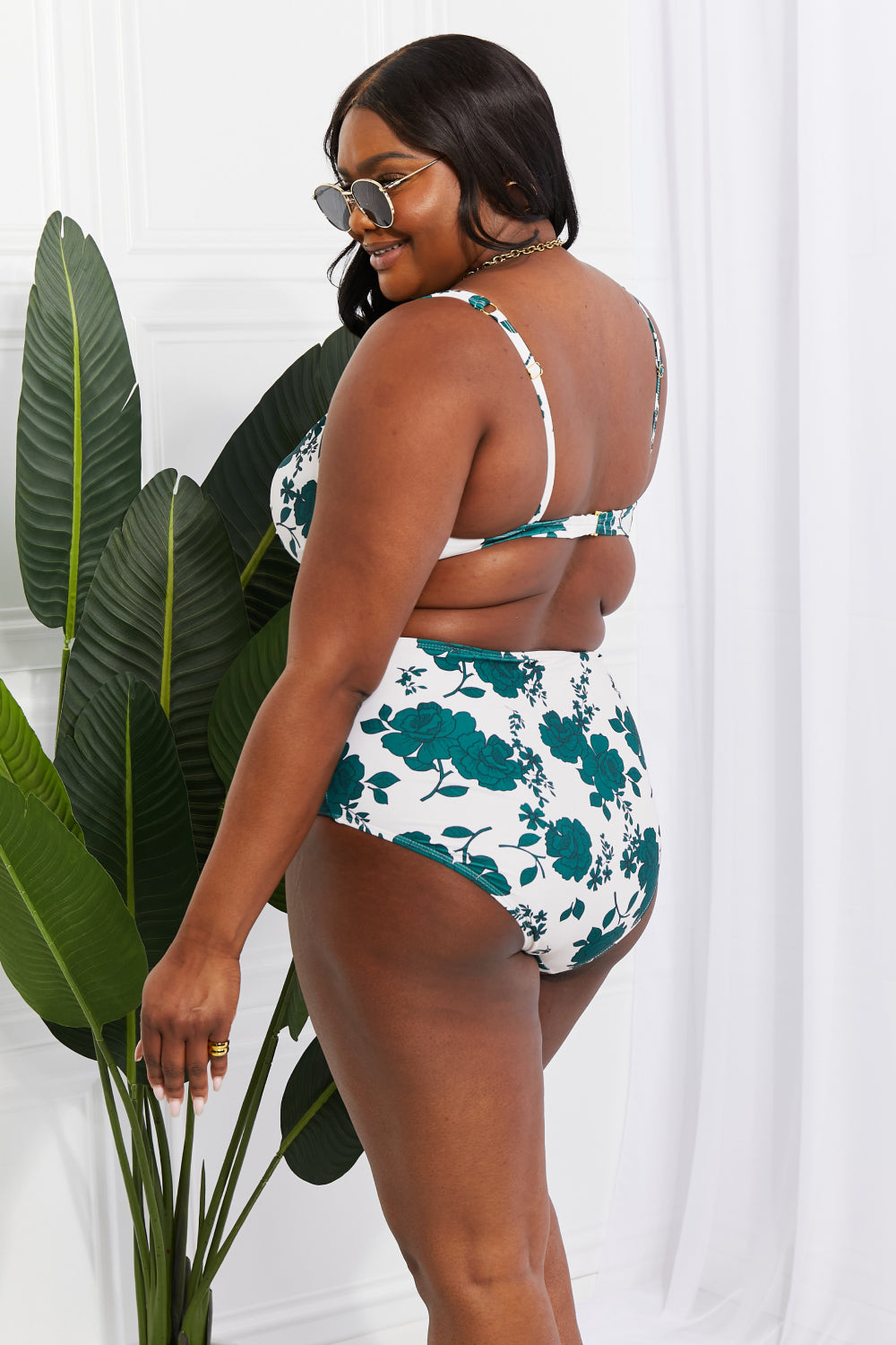 Forest Take A Dip Twist High-Rise Bikini