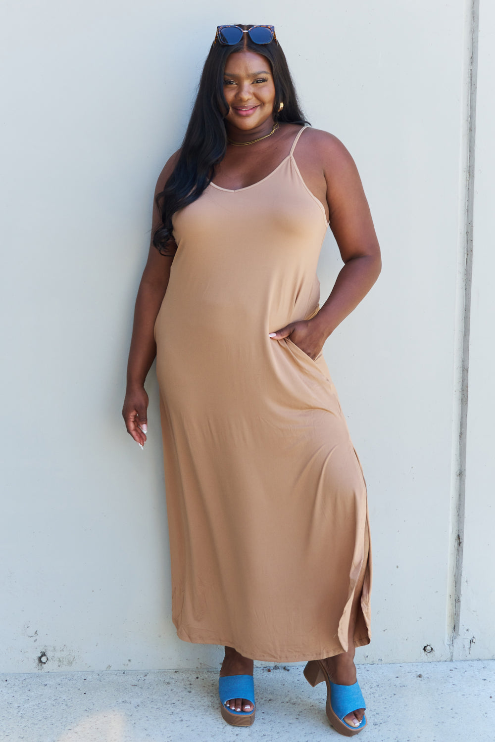 Full Size Cami Maxi Dress