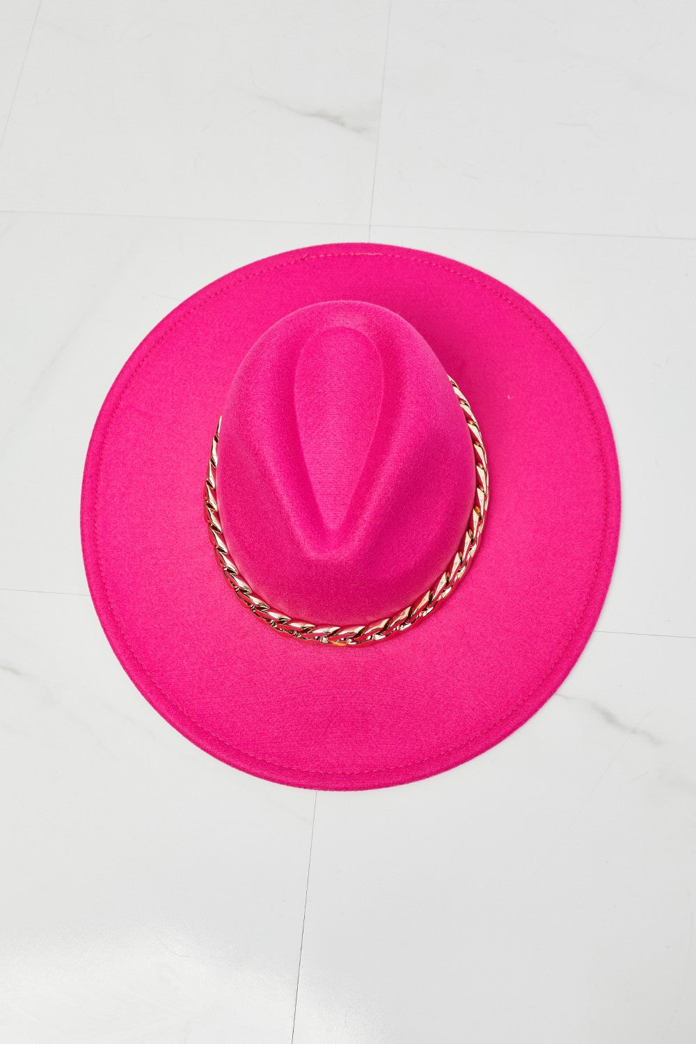 Pink Keep Your Promise Fedora Hat