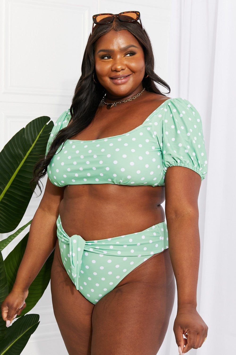 Vacay Ready Puff Sleeve Bikini